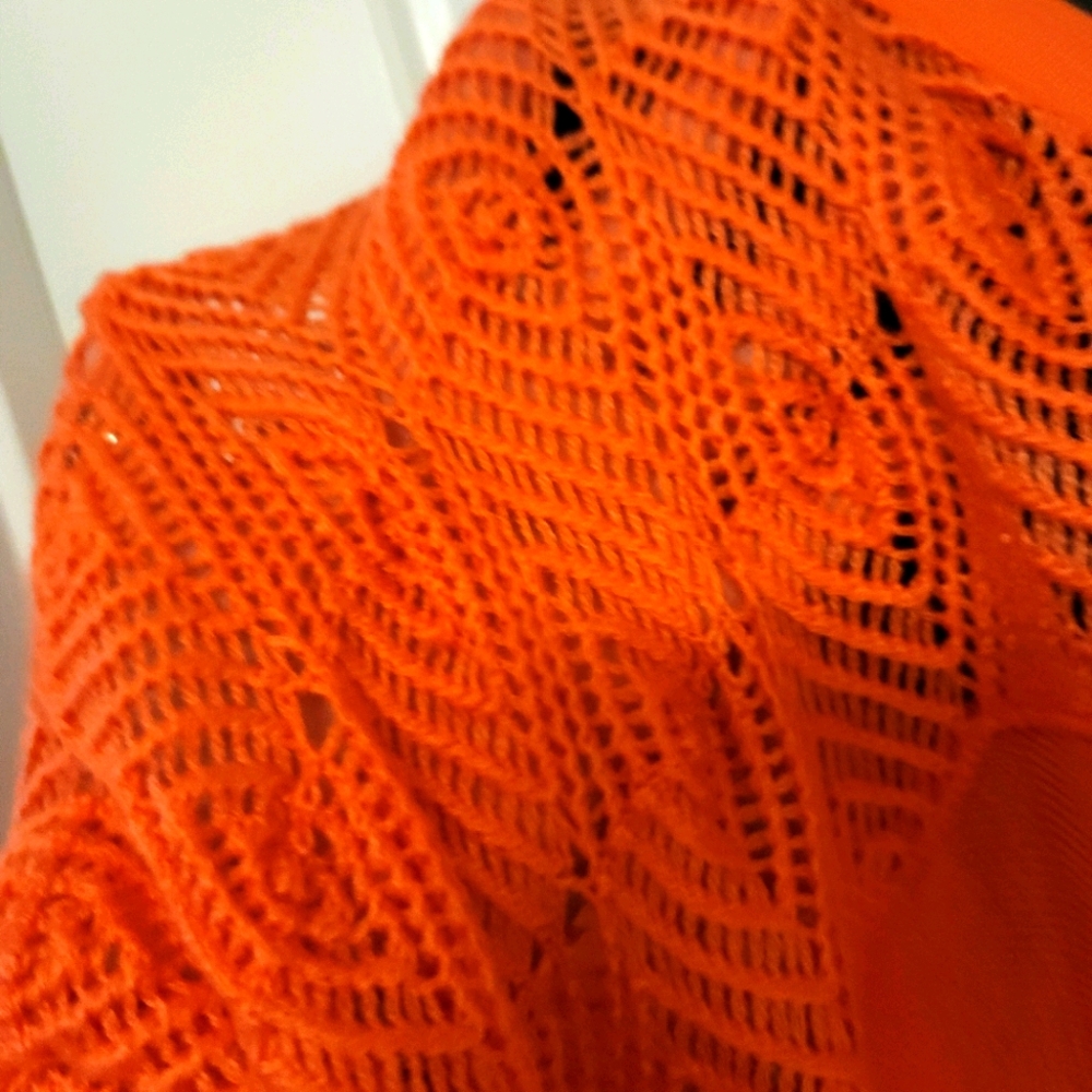 Beautiful orange Style&Co sweater. - Picture 2 of 6